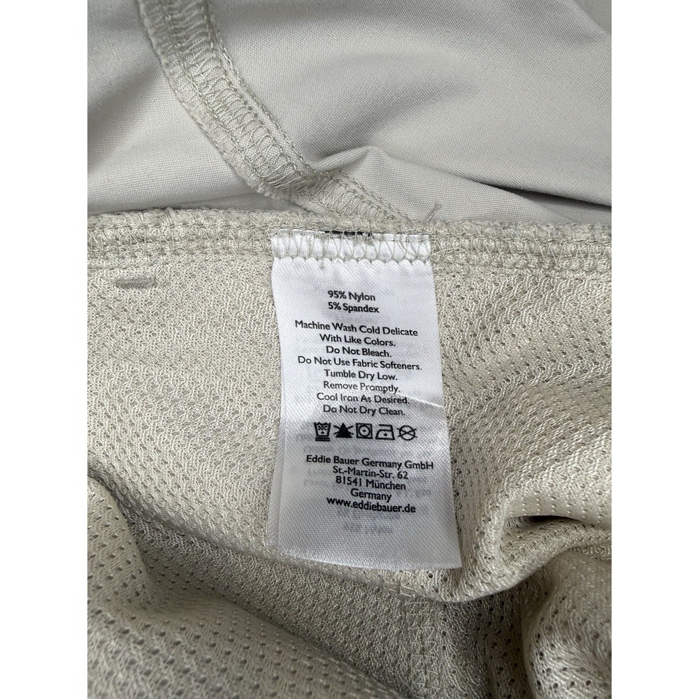Eddie Bauer First Ascent Guide Pro Capri Pants Pumice Hiking Womens Size 8 Khaki - Picture 9 of 12